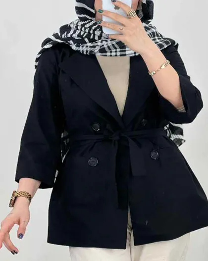 مانتو یقه انگلیسی (1)کد3270