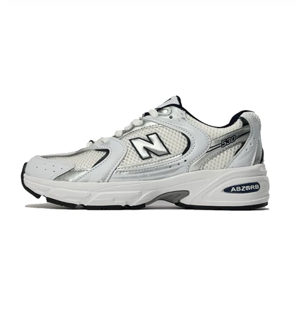 کفش ورزشی نیوبالانس 530 سفید سرمه کیفیت فوق العاده