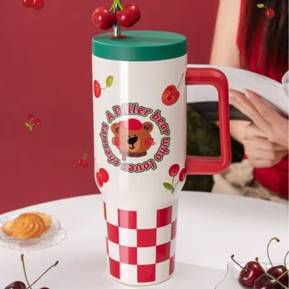 تراول ماگ طرح گیلاس