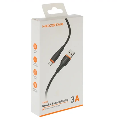 کابل تایپ سی 60 وات هایکو استار HICOSTAR مدل 115C‑C طول 1 متر