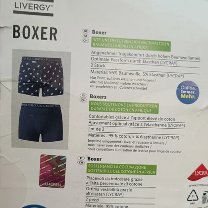 شورت باکسر مردانه لیورجی 2 عددی مدل 4055333085909