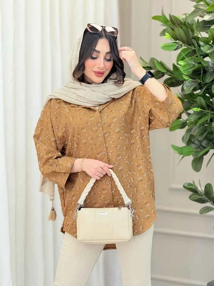 شومیز آستین پاگن شبنم