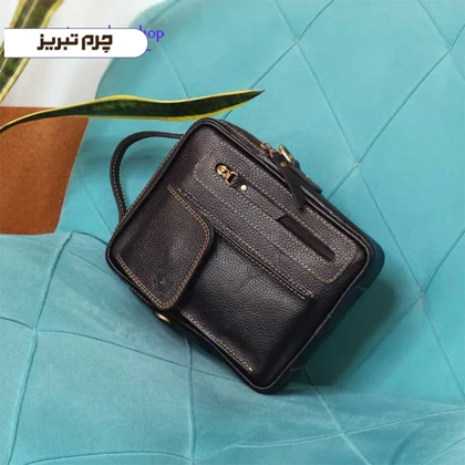 کیف دوشی چرم مدل ساسان BMJ20