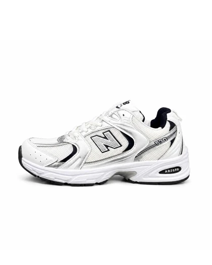 کتانی ست زنانه و مردانه مدل نیوبالانس 530 سفید مشکی (کیفیت درحد مستر) New Balance