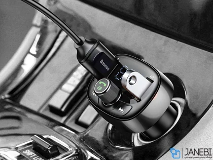 شارژر فندکی فست شارژ ماشین با قابلیت پخش موسیقی و تماس بیسوس S-09