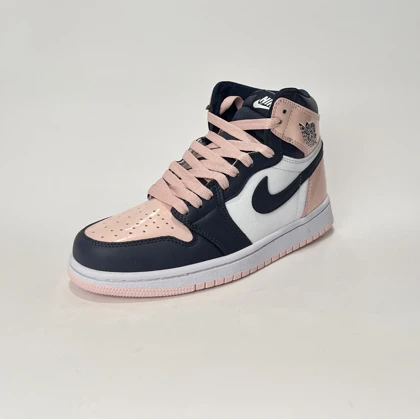 کفش روزمره جردن 1 ساق‌دار صورتی کیفیت مستر کد Z259