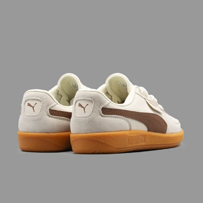 پوما پالرمو سفید قهوه ای Puma Palermo White Brown