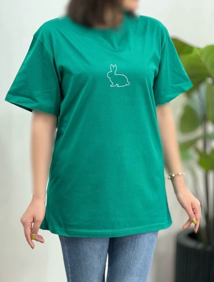 تیشرت زنانه خرگوش(ایراد دار)