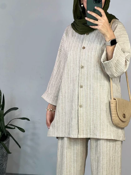 ست مانتو شلوار گیتی