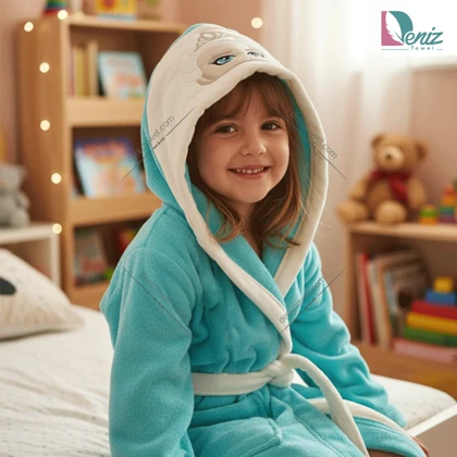 حوله کودک طرح السا مو بلند آبی