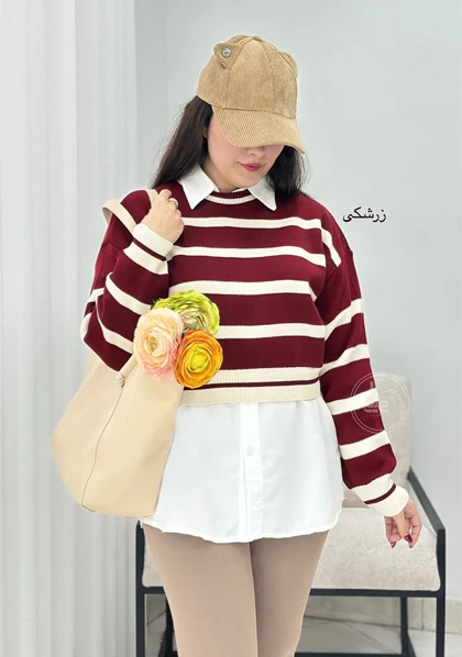 پلیور بافت زبرا