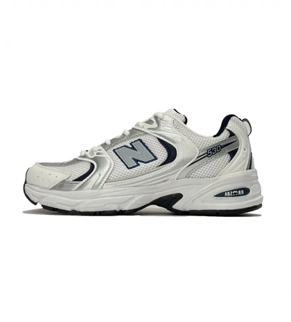 کفش روزمره نیوبالانس 530 سفید سرمه ای