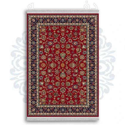 فرشینه از جنس پارچه هازان مخمل ترک طرح سنتی و مدرن برند دفه کد DDSS220