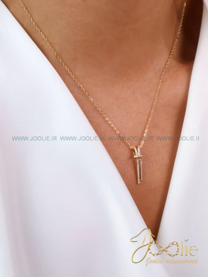 گردنبند زنانه طرح طلا مدل آرسا کد N3125