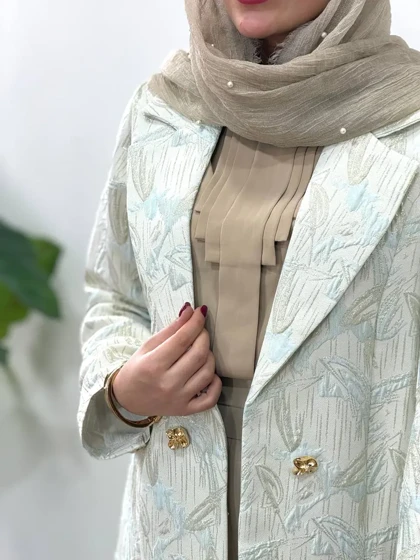 مانتو ژاکارد مجلسی آیسو شایلین