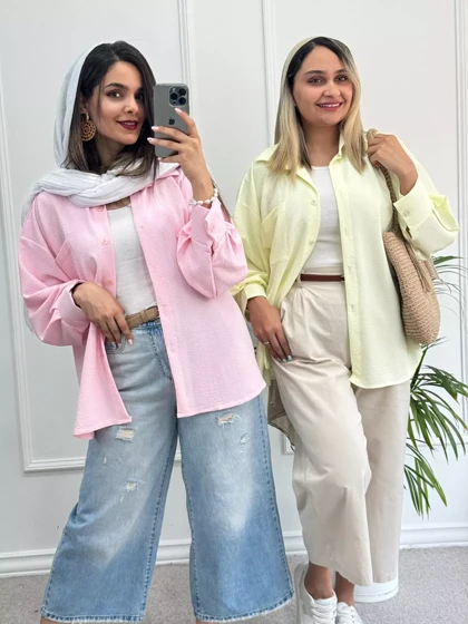 مانتو پاستلی گلبرگ