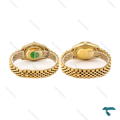 ساعت ست رولکس طلایی صفحه سفید خطی Rolex-6638-S