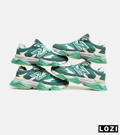 کفش کتانی مردانه سبز سفید NEW BALANCE 9060
