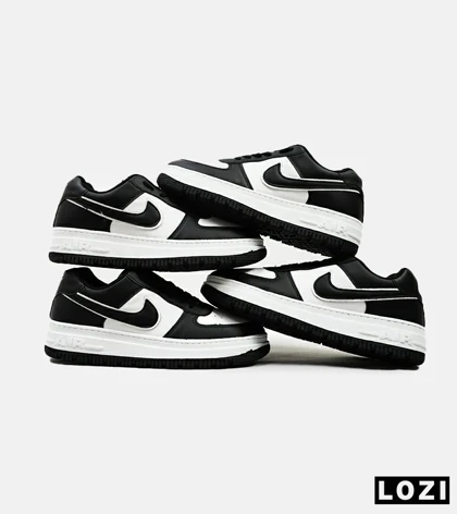 کفش کتانی مردانه و زنانه مشکی سفید نایک NIKE AIR FORCE