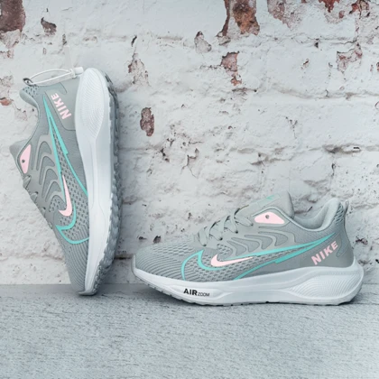 کفش کتانی زنانه نایک ایر زوم طوسی (Nike Air Zoom) کد 3012