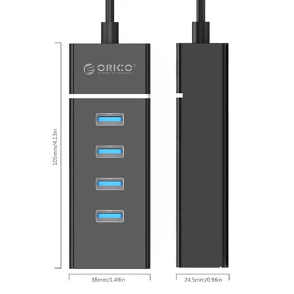 هاب USB 3.0 چهار پورت ORICO اوریکو مدل W6PH4-U3-V1