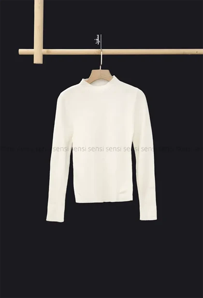 کراپ بافت یقه 3سانت وارداتی کد1004585