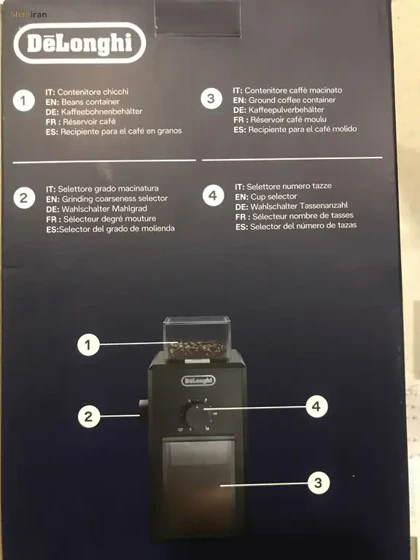 آسیاب قهوه دلونگی مدل DELONGHI KG79