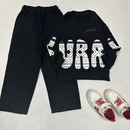 ست بلوز شلوار دخترانه طرح حورا