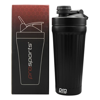 شیکر استیل ورزشی یک تیکه پرو اسپورتس دتاکس دار مدل Forge ظرفیت 0.8 لیتر