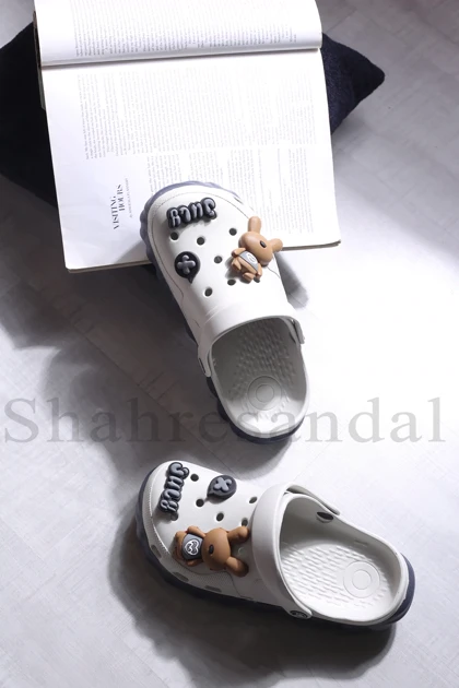 کفش صندل زنانه رکابدار کراکس گرافیک
