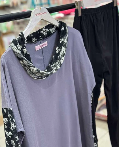 ست راحتی سایز بزرگ زنانه سکسن کد66680