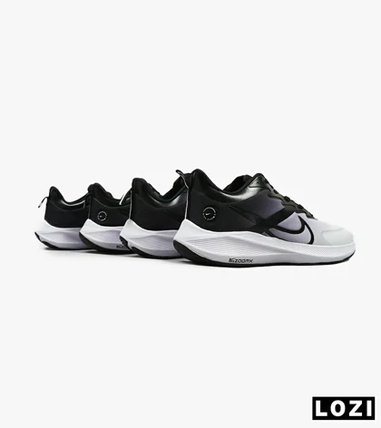 کفش کتانی مردانه سفید بادمجانی NIKE AIR zoomx