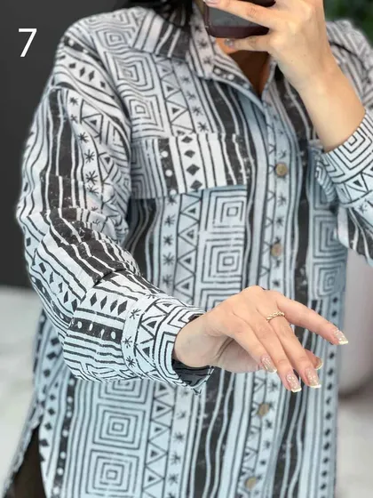 شومیز جلو دکمه سنتی
