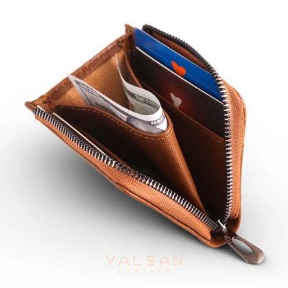کیف پول چرم یلسان مدل رادین کد 080-HRM