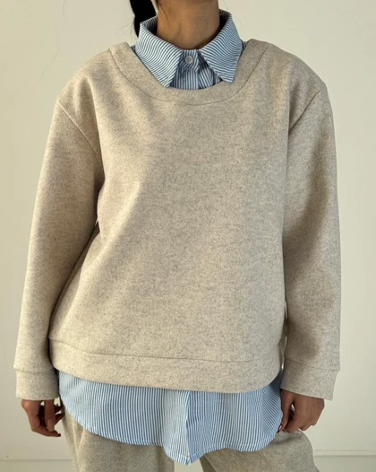 شومیز فوتر یقه دار  کد 1500127