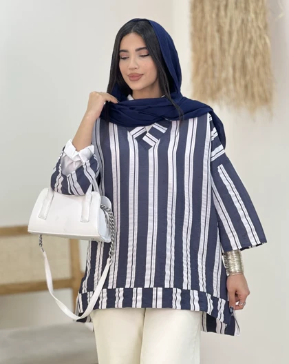 مانتو جلو بسته تینا(54)کد:5000