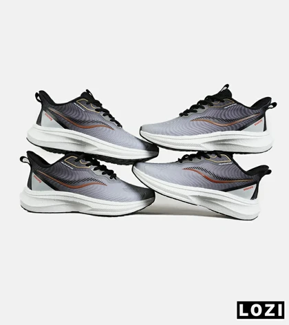 کفش کتانی طوسی Saucony Ride Review مدل 7178