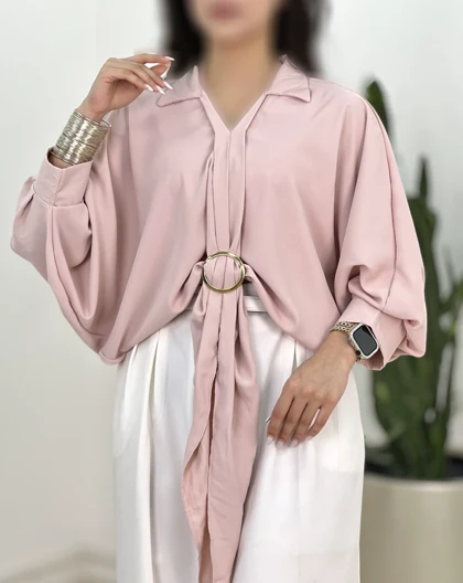 شومیز سگک دار پگاه(38)کد:5204