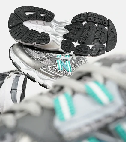 کفش کتانی طوسی خاکستری New Balance 1906R