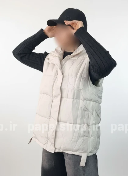 پافر زنانه شمعی زیب مخفی