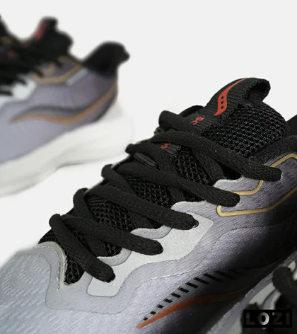 کفش کتانی طوسی Saucony Ride Review مدل 7178