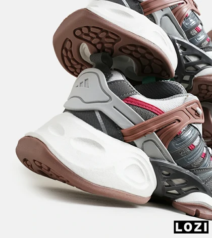 کفش کتانی مردانه و زنانه طوسی سفید گلبهی ADIDAS performance x9000l4