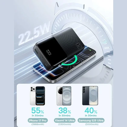 پاور بانک 20000 جویروم JOYROOM مدل JR-QP192 توان 22.5 وات