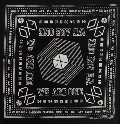 دستمال سر جدید پسرانه و دخترانه طرح WE ARE ONE