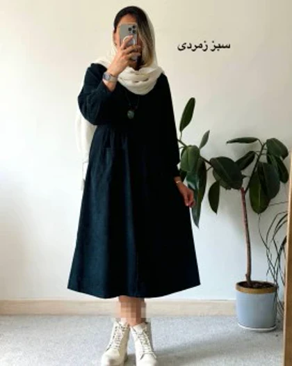 پیراهن مانتویی پاییزه سوگل