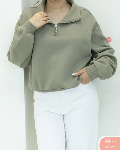 دورس کراپ نیم زیپ 5500