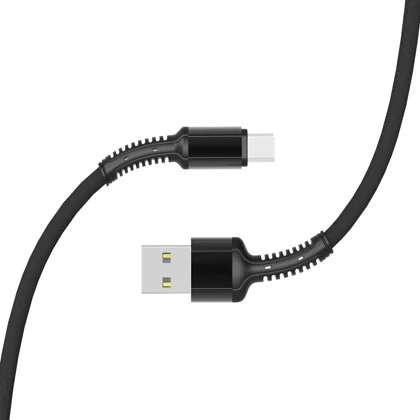 کابل میکرو یو اس بی الدنیو LDNIO مدل LS63 توان 60 وات 1 متر