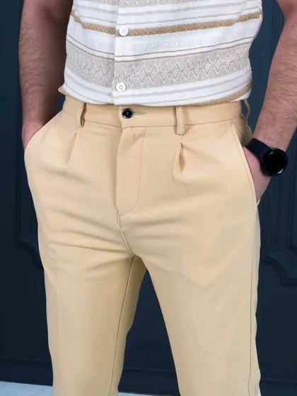 شلوار 3526 ZARA کرم