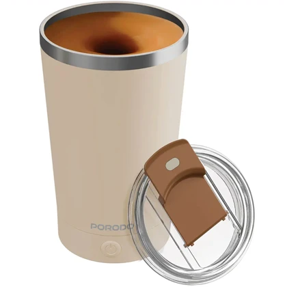 ماگ همزن دار شارژی پرودو Porodo مدل PDSSMHQ168BL ظرفیت 400 میلی لیتر