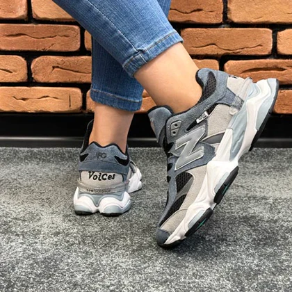 کتانی اسپرت زنانه مدل نیوبالانس 9060 NEW BALANCE رنگ طوسی کد 8961